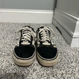Vans checkered sneakers size 6.5